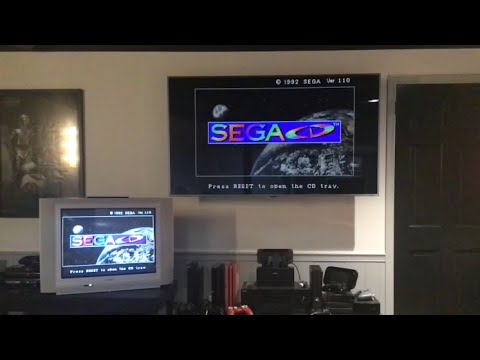 Sega CD Startup on Two Screens!