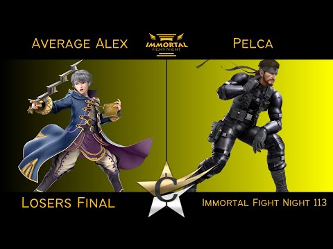 Immortal Fight Night 113 Losers Final - Average Alex (Robin) vs Pelca (Snake) Smash Ultimate - SSBU