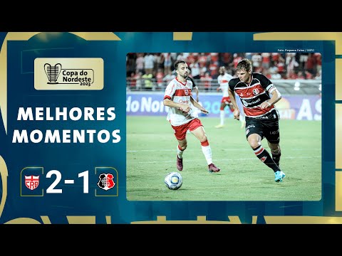 CRB 2 X 1 SANTA CRUZ I MELHORES MOMENTOS I COPA DO NORDESTE 2023