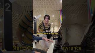 She asked me play merry Christmas Mr Lawrence #piano #ibetyouthinkaboutme #merrychristmasmrlawrence