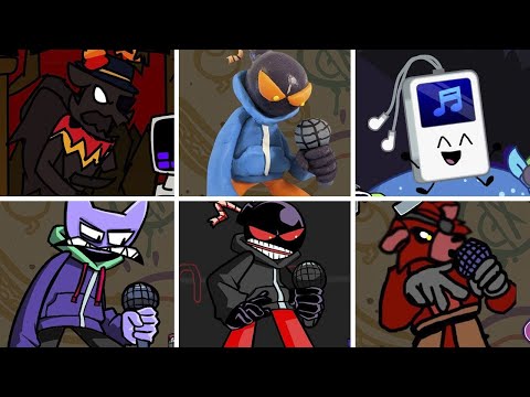 Snake Eyes but every turn a Different Character Sings it FNF Cuphead song, Indi