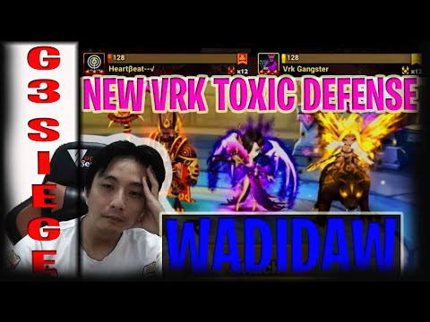 NEW VRK GANGSTER TOXIC SIEGE BATTLE DEFENSE KHMUN GIANA SAVANNAH - SUMMONERS WAR
