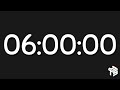 6 Hour Countdown Timer & Alarm - 1080p - COUNTDOWN