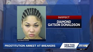Uncover Palm Beach officer arrests woman on prostition charge at Breaker