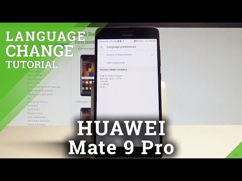 How to Change Language on HUAWEI Mate 9 Pro - Choose HUAWEI Language |HardReset.Info