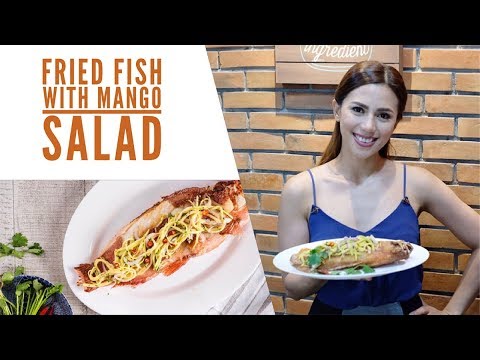 Fried Fish with Mango Salad
