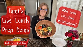 Tami is making her lunch - Nutmeg Notebook Live
