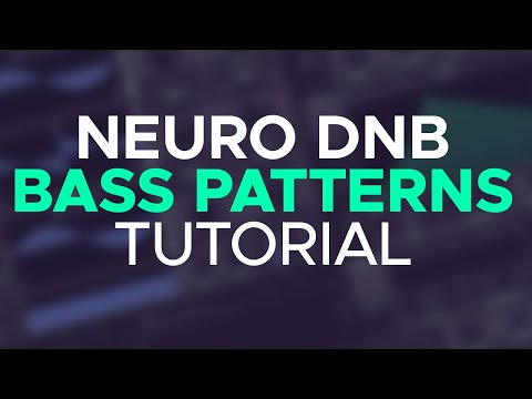 Video: how to make bass patterns and phrases for neuro drum and bass
