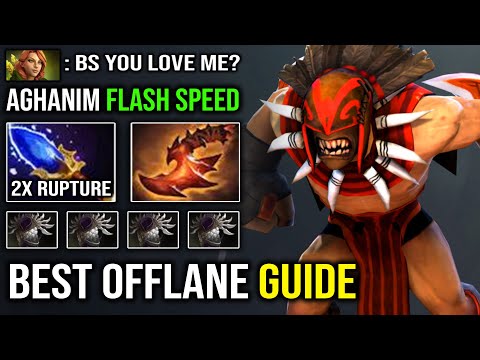 BEST 7.30 OFFLANE HERO 1st Item Blade Mail Bloodseeker | WTF Flash Speed with Double Rupture Dota 2