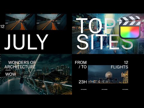Typography Slideshow Modular Template for Final Cut Pro — MotionVFX