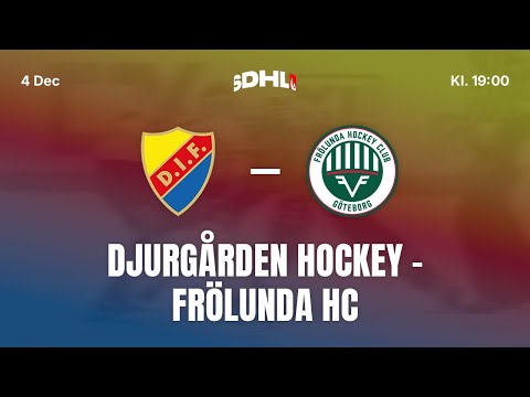 SDHL: Djurgården Hockey - Frölunda HC | Hovet | Säsong 25/26