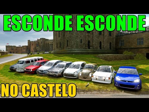 ESCONDE ESCONDE NO CASTELO GIGANTE COM OS CARROS BRASILEIROS - FORZA HORIZON 4   GAMEPLAY