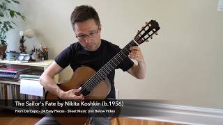 The Sailor&#39;s Fate by Nikita Koshkin - Student Repertoire for Classical Guitar