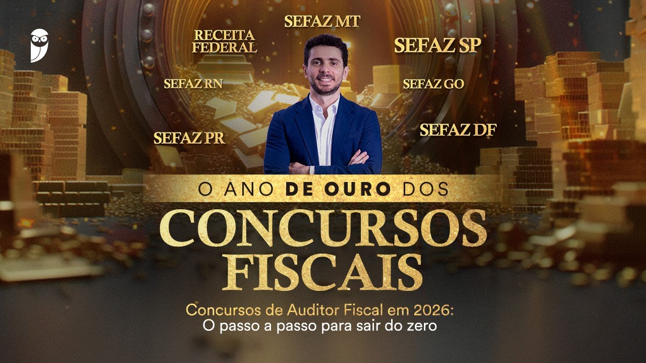 Concursos de Auditor Fiscal em 2026: O passo a passo para sair do zero