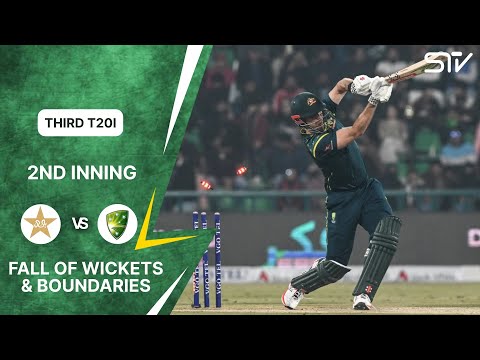 Australia's All FOW & Boundaries | Pakistan vs Australia | Match 03 | T20I Series 2026 | PCB | M9E13