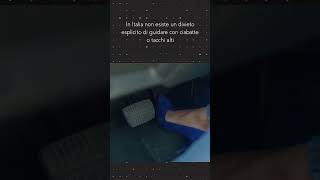 Prontuario delle violazioni al Codice della strada: calzature idonee