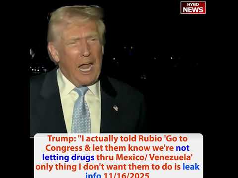 Trump on Venezuela: discussions with Maduro; great interviews with Tucker Carlson; Marjorie Taylor
