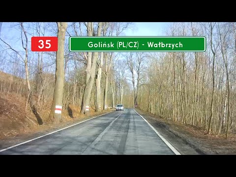 Droga DK35: Golińsk [PL/CZ] - Wałbrzych (2021 - 4x)