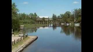 preview picture of video 'The Pigeon River and Old Railroad Bridge, Omemee, Ontario, Canada'