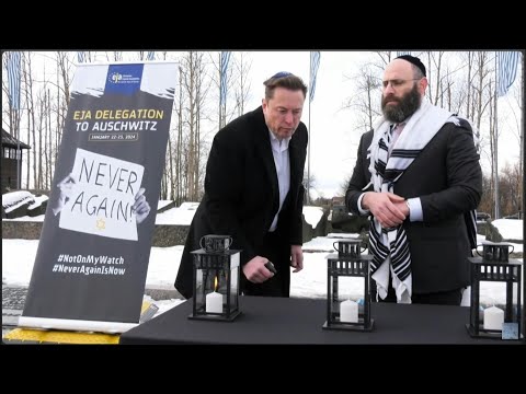 Elon Musk visits Auschwitz, defends record on anti-Semitism | AFP