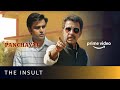 Vidhayak insults Abhishek Tripathi | Jitendra Kumar, Raghuvir Yadav | Panchayat | Prime Video