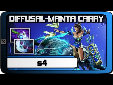 s4 Mirana Ranked "Diffusal-Manta" Carry Gameplay | Dota 2