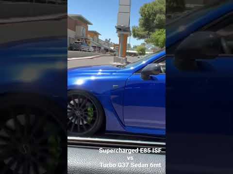 750hp Supercharged ISF vs Turbo G37 Sedan #G37 #isf #superchargedisf #turbog37
