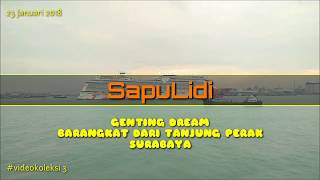 preview picture of video 'Kapal Pesiar Genting Dream Berangkat dari Pelabuhan Tanjung Perak Surabaya | #koleksi 3'