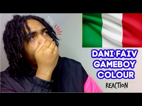 ITALIAN RAP REACTION Dani Faiv - Gameboy Color - (Prod. tha Supreme)