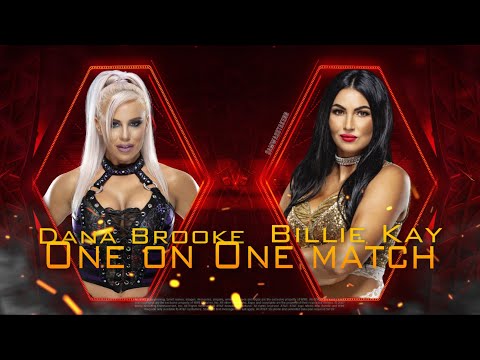 Billie Kay vs Dana Brooke WWE 2K19