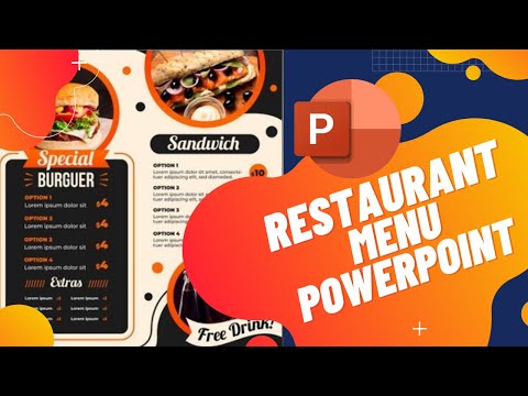 Restaurant Menu Design in PowerPoint