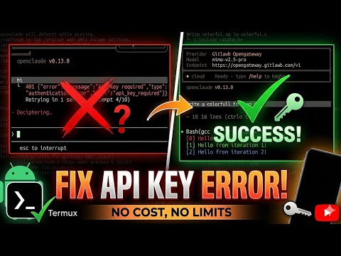 Fixing the GitLab OpenGateway API Key Error in Termux