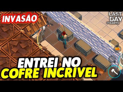 ENTREI EM UM COFRE INCRÍVEL NA INVASÃO  - Last Day On Earth