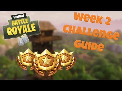 HOW TO COMPLETE ALL WEEK 2 CHALLENGES - SEASON 3 - FORTNITE BATTLE ROYALE TIPS/TUTORIALS