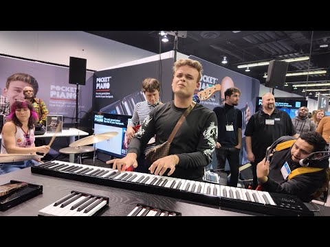 NAMM 2024 JESÚS MOLINA @ POCKET PIANO BOOTH