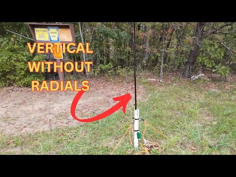 Vertical Antenna without Ground Radials = Amazing Performance