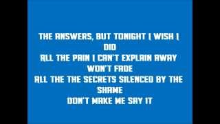 Icon For Hire - &quot;Hope Of Morning&quot; {Lyrics}