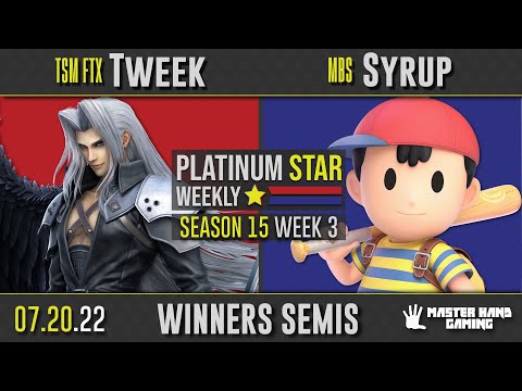 PSW S15:W3 - TSM FTX | Tweek (Sephiroth) vs MBS | Syrup (Ness) - W Semifinals