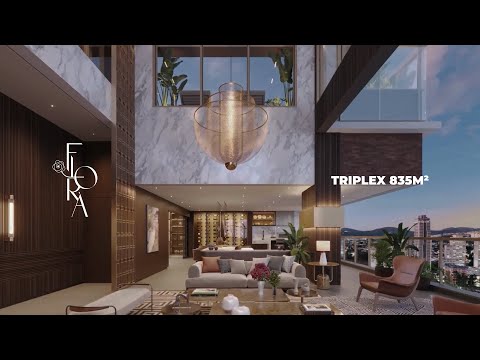 Conheça o Triplex do Florà! 835m² de pura elegância.