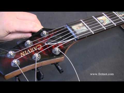 Changing Guitar Strings: Using Locking Tuners