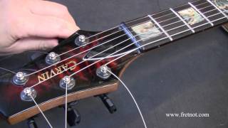 Changing Guitar Strings: Using Locking Tuners