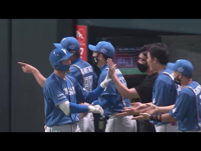 【10回表】ファイターズ・石井一成 延長戦で値千金の2ランホームラン!! 2022年7月8日 福岡ソフトバンクホークス 対 北海道日本ハムファイターズ