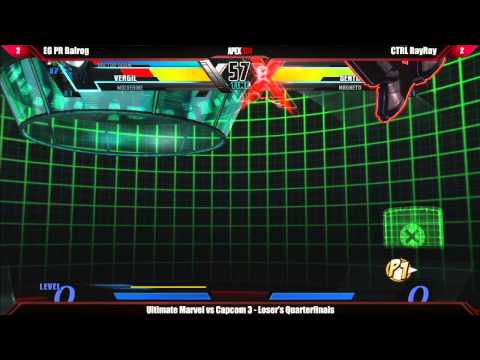 UMvC3 EG PR Balrog vs CTRL RayRay & CTRL Flux vs AGE NYChrisG - Apex 2014 Tournament