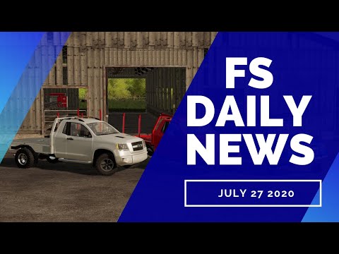 FS DAILY NEWS!!! TLX 2020, Hesston Baler, Plus Siid Modding | Farming Simulator 19