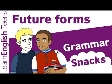 Grammar Snacks: Future forms