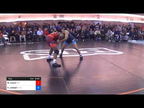 74 Kg Quarterfinal Mekhi Lewis Titan Mercury Wrestling Club SERTC Vs Vincenzo Joseph Nittany Lion
