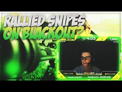 Rallied Blackout Sniping?? [Solo Duo]