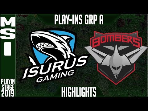 ISG vs BMR Highlights | MSI 2019 Play-In Stage - Group A Day 2 | Isurus vs Bomber