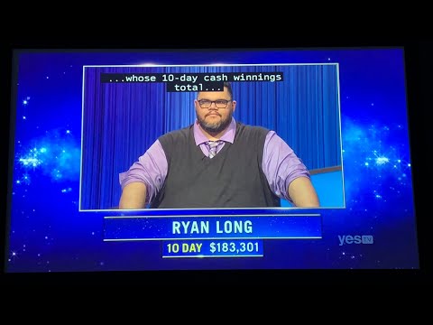 Jeopardy, intro - Ryan Long DAY 11 (5/27/22)