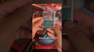 Phantasmal Flames 3-Pack blister + sneasel promo card. #pokemon #chasing #imback #pokemontcg